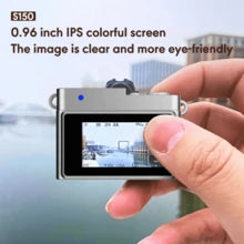S150 Mini Retro Digital Camera – 1080P Pocket Camera with IPS Screen, LED Flash & Lanyard