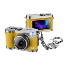 S150 Mini Retro Digital Camera – 1080P Pocket Camera with IPS Screen, LED Flash & Lanyard