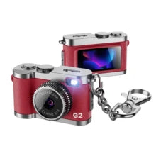 S150 Mini Retro Digital Camera – 1080P Pocket Camera with IPS Screen, LED Flash & Lanyard