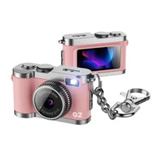 S150 Mini Retro Digital Camera – 1080P Pocket Camera with IPS Screen, LED Flash & Lanyard